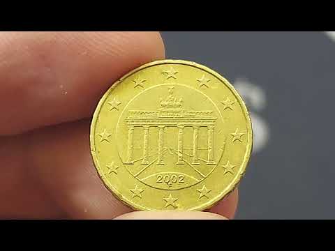 GERMANY 2002 10 Euro Cent Coin F VALUE + REVIEW