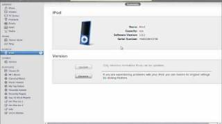 How To Restore And Reformat An ipod Nano 5th Generation To Factory Settings