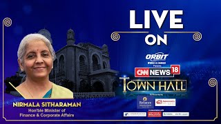 CNN News18 Town Hall Live | Finance Minister Nirmala Sitharaman Interview Live | News18 Live