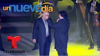 Lupillo Rivera no pudo contener sus lagrimas | Un Nuevo Día | Telemundo