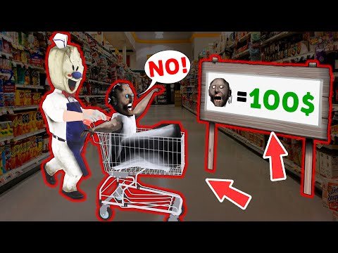 Granny vs Ice Scream, Mr Meat, Baldi, Shop - funny horror animation parody (part 13)