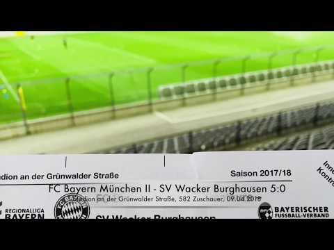 Kurvensicht / FC Bayern Amateure - SV Wacker Burghausen 5:0 / 09.04.2018