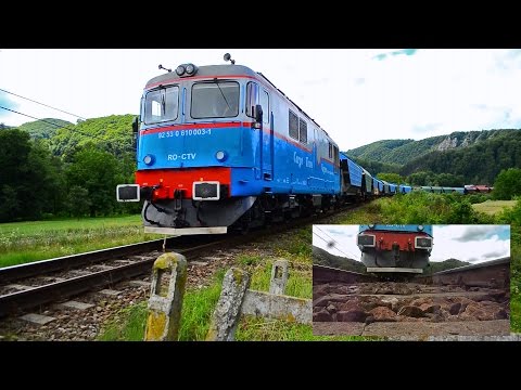 [PiP] DA003 + CTV Freight Train + Mega Hornz passing near Lorau, Bihor County (28 07 2014)