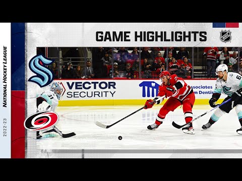 Kraken @ Hurricanes 12/15 | NHL Highlights 2022