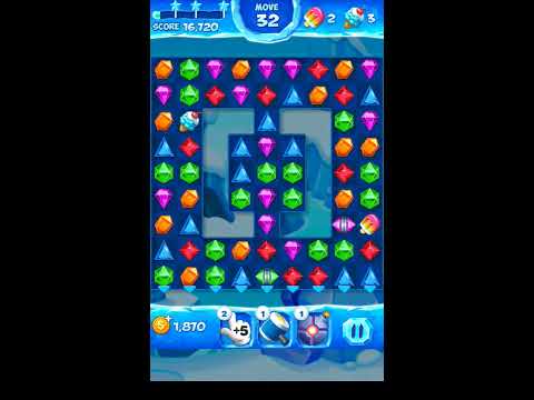 Jewel Pop Mania:Match 3 Puzzle Level 99 ( Jewel Ice Episode ) - Walkthrough ( No Booster )