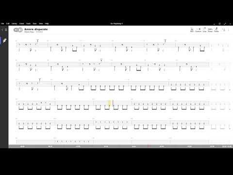 Amore disperato ( Nada ) ,Tablatura e base Senza Basso - Backing bass track - NO BASS