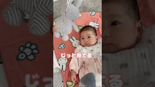 ベビージムで遊ばせてみた #shorts