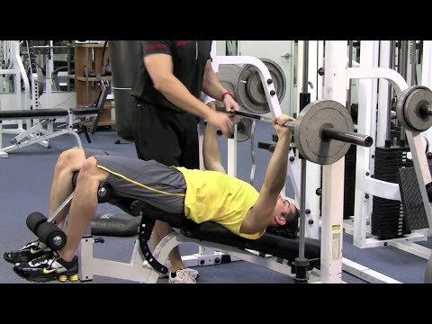 How to Build a shapely lower chest with DECLINE SMITH MACHINE BENCH PRESS by Trainer Johnny