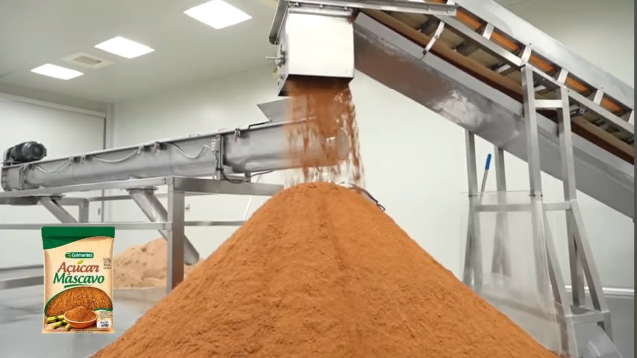 Como é feito o açúcar mascavo/ produção industrial.
