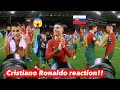 Cristiano Ronaldo,Bruno Fernandes Happy reaction to Portugal vs Slovakia!!🇵🇹⚽🇸🇰