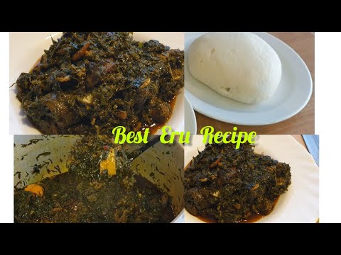 How to cook Cameroon Eru || Delicious and tasty || Eru with Spinach