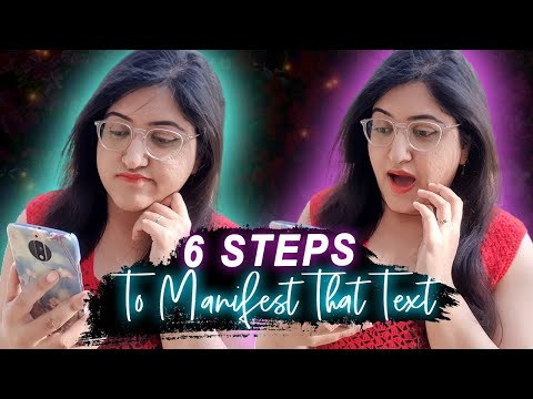 DO THIS to MANIFEST a Text Message from Your SPECIFIC PERSON!