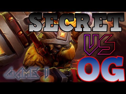 Secret vs OG Game 1 Highlights - Yapzor Earthshaker GOD - MDL Major Paris Disneyland