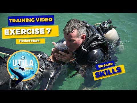 PADI Rescue Skills - Exercise 7 (Pocket Mask) - Training Video