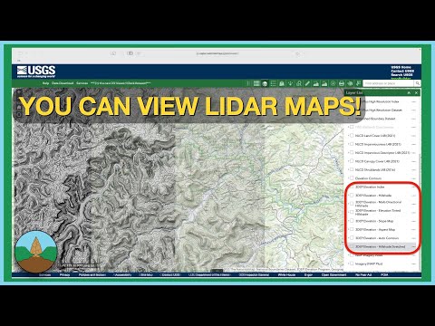 Tutorial: Exploring lidar hillshade maps using The National Map