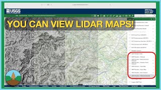 Tutorial: Exploring lidar hillshade maps using The National Map
