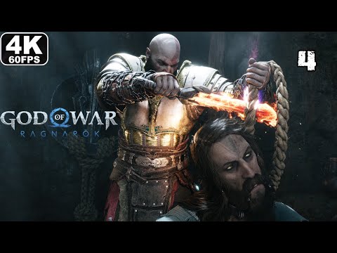 GOD OF WAR RAGNAROK Gameplay Walkthrough Part 4 FULL GAME [4K 60FPS] - No Commentary