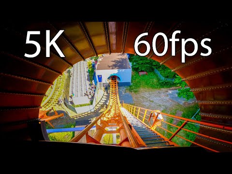 Speed of Sound front seat on-ride 5K POV @60fps Walibi Holland