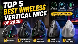 Top 5 Best Wireless Vertical Mice of 2026 | Ergonomic Mice for Comfort, Productivity & Gaming