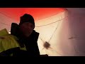 Фото Зимняя рыбалка в палатке.Первая рыбалка в новом 2022году.Ловля леща зимой в палатке.