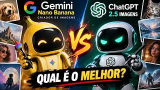 Gemini Nano vs ChatGPT 2.5: A Batalha das IAs de Geração de Imagens