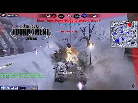 Most Chaotic First Person Shooter! Unreal Tournament 2004! Onslaught Gameplay! ArcticStronghold