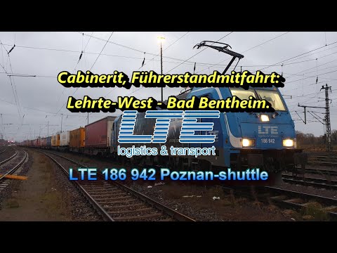 [4K] Cabinerit, Führerstandsmitfahrt: Lehrte - Minden - Osnabrück - Bad Bentheim