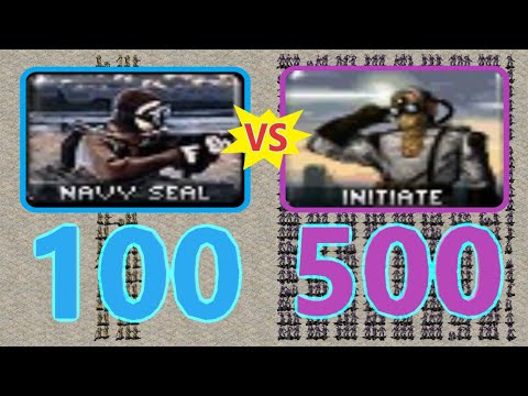 Seals vs Initiates - Same Cost - Red Alert 2