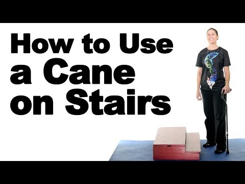 Using a Cane on Stairs - Ask Doctor Jo