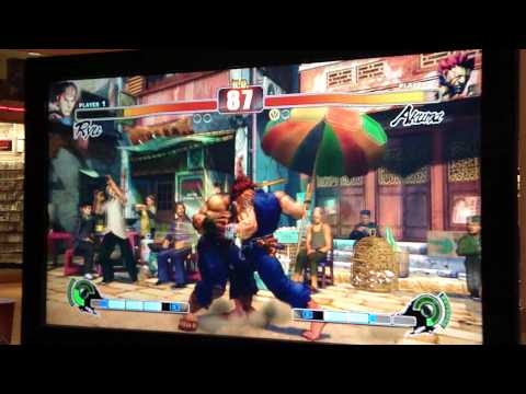 Gamestop SF4 Tournament 6-20-09 - Dave vs DSP (rematch)