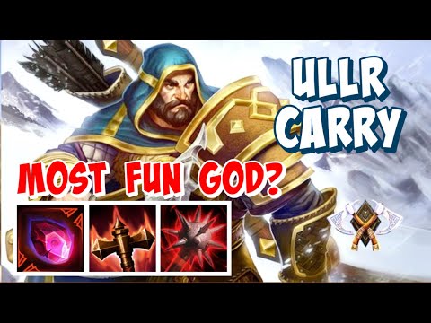 ULLR CARRY GAMEPLAY SMITE SEASON 9 - MOST FUN GOD & GETTIN SWEATY!
