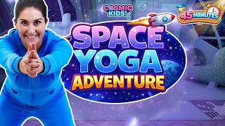 🚀 Space Yoga Adventure for Kids (45 MINUTES of Fun Exercise & Movement!)