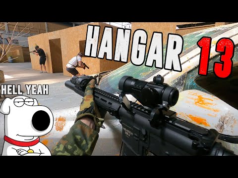Erster SPIELTAG im HANGAR13 bei Oschatz! (08.07.2023) | Airsoft Indoor Gameplay