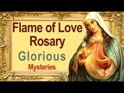 Flame of Love Rosary - Glorious Mysteries for Sundays and Wednesdays w Candlemas pictures