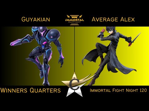 Immortal Fight Night 120 Winners Quarters - Guyakian (Dark Samus) vs Average Alex (Joker) - SSBU