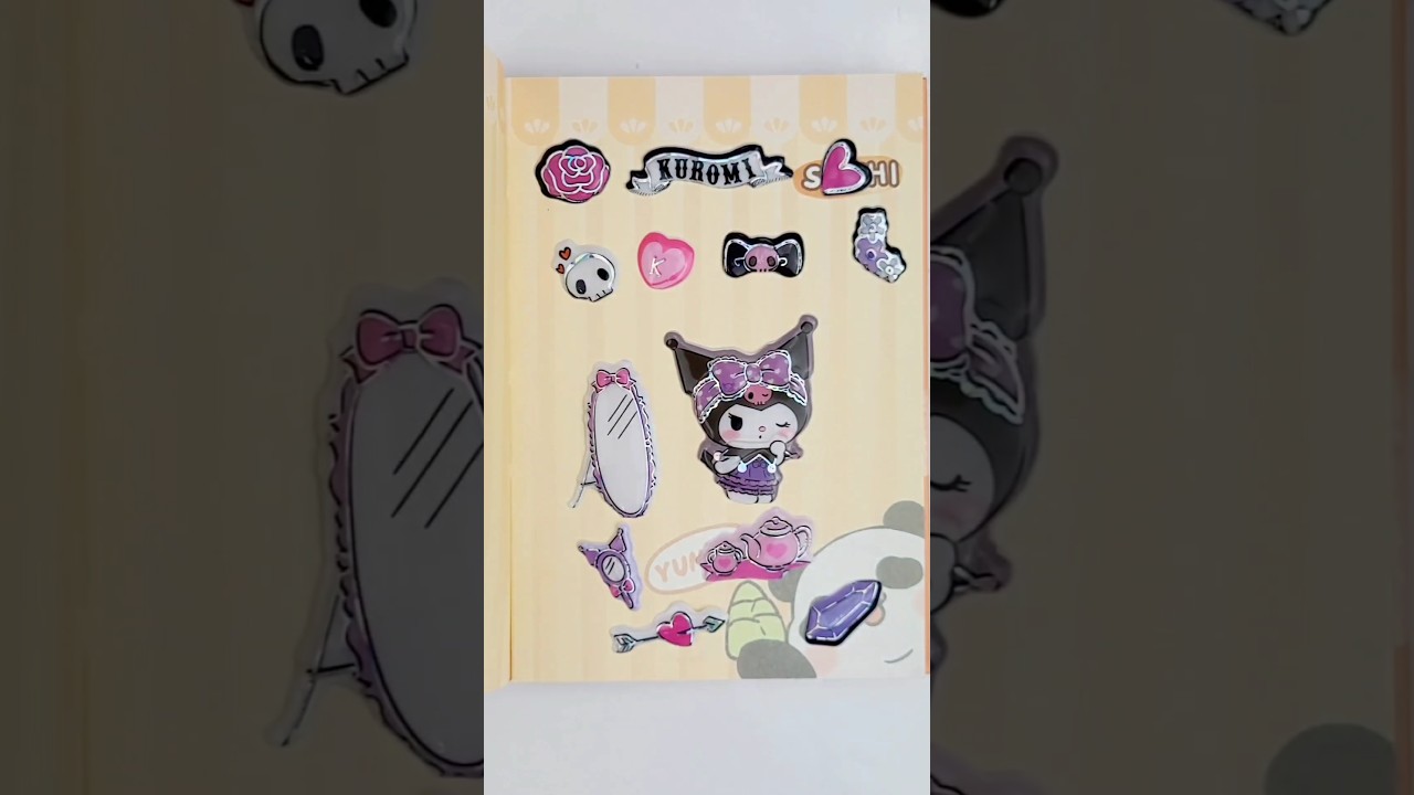 Kawaii Kuromi Stickers: DIY Your Own Cute Designs! #diy #stickers #kuromi #cute #kawaii #craft