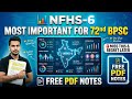 NFHS 6 Report For 72nd BPSC Most Important Current Affairs For BPSC Prelims Free PDF