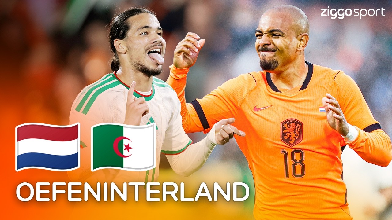HADJ MOUSSA MET EEN KNAPPE GOAL IN DE UITZWAAIWEDSTRIJD! 😱🥵 | Nederland vs Algerije | Oefenwedstrijd