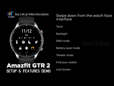 Amazfit GTR 2 - Setup & Features Demo ( Buy Links @ Description ) - GTR2 GTS 2 GTS2 Review Hands On