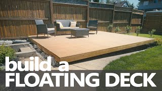 How to Build a Basic Backyard Deck without a Saw! Step-by-Step Instructions