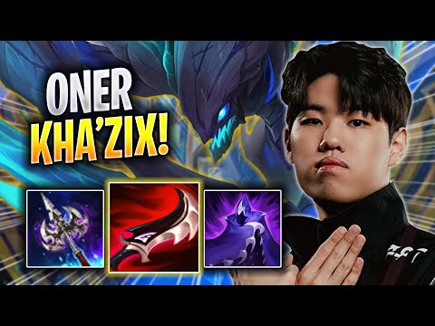 ONER IS A MONSTER WITH KHA'ZIX! - T1 Oner Plays Kha'zix JUNGLE vs Jarvan! | Season 2023