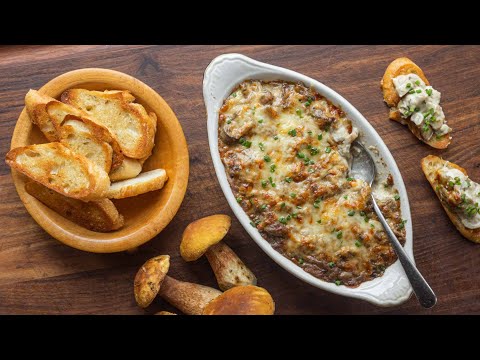 Porcini or Bolete Mushroom Julienne