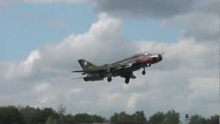 preview picture of video 'Rehearsal Polish Air Force Su-22M-4 @ Florennes Air Show Arrivals Spotterday 22-06-2012'