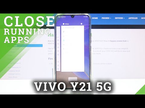 How to Turn Off Running Apps on Vivo V21 5G - Shut Down Background Items