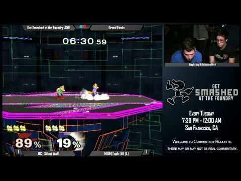 Get Smashed at the Foundry #58 - Grand Finals: GC|Silent Wolf (Fox) vs MIOM|Toph (Fox)