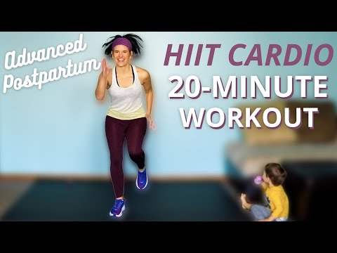 20-min ADVANCED Postpartum HIIT Cardio Workout