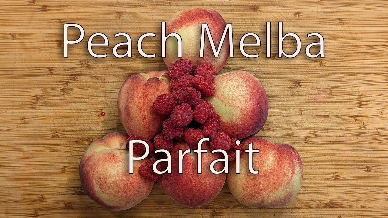 Summer Soirée: Sparkling Peach-Raspberry Bellini & Peach Melba Parfait