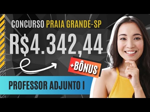 Apostila Prefeitura de Praia Grande-SP 2023- Material ESPECÍFICO para o Cargo de Professor Adjunto I