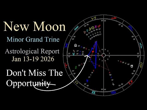 Astrology Jan 13-19 2026 Chaotic Energies Lead to a Beneficial Capricorn New Moon - Set Goals!