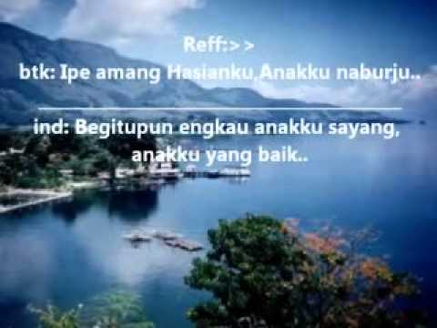 Anakku Naburju (Batak Song) Dengan Lirik.